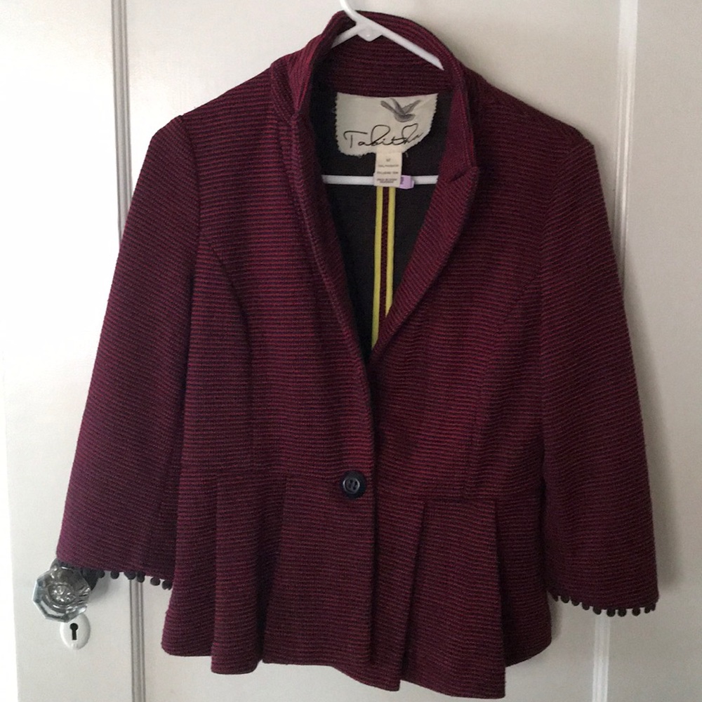Peplum blazer